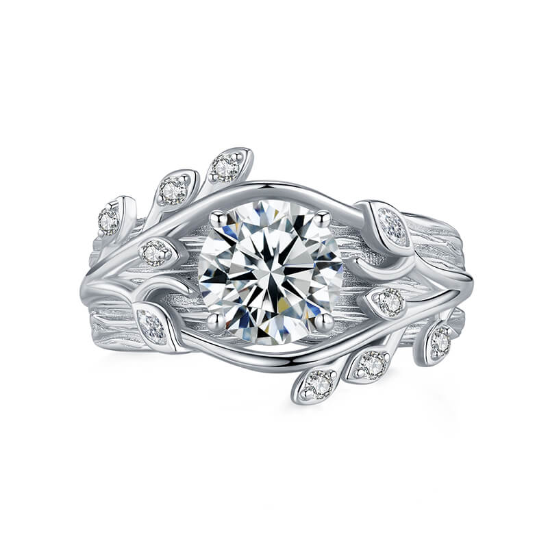 Nature-Inspired Forest Whisper Moissanite Engagement Ring FA1C939,RRL-FA1C939-1,RRL-FA1C939-2,RRL-FA1C939-3
