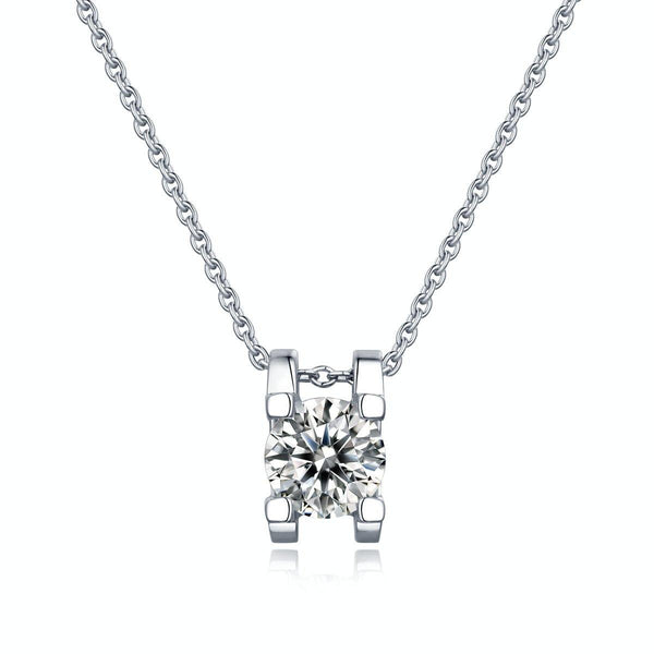 Moissanite Series Beautiful Mood Sterling Silver Necklace - ReadYourHeart