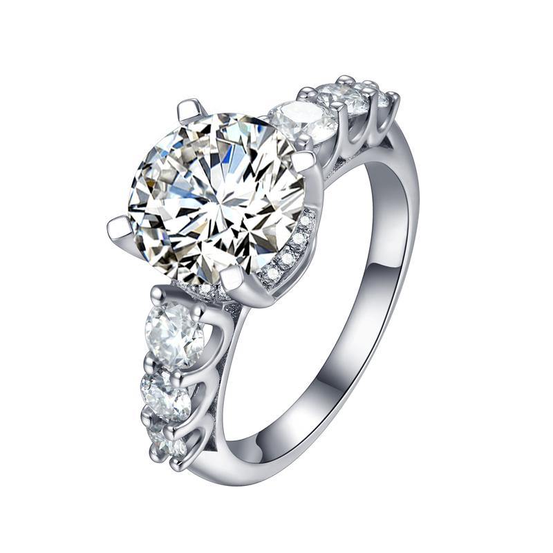Heart Arrows Cut Moissanite Sterling Silver Ring - ReadYourHeart