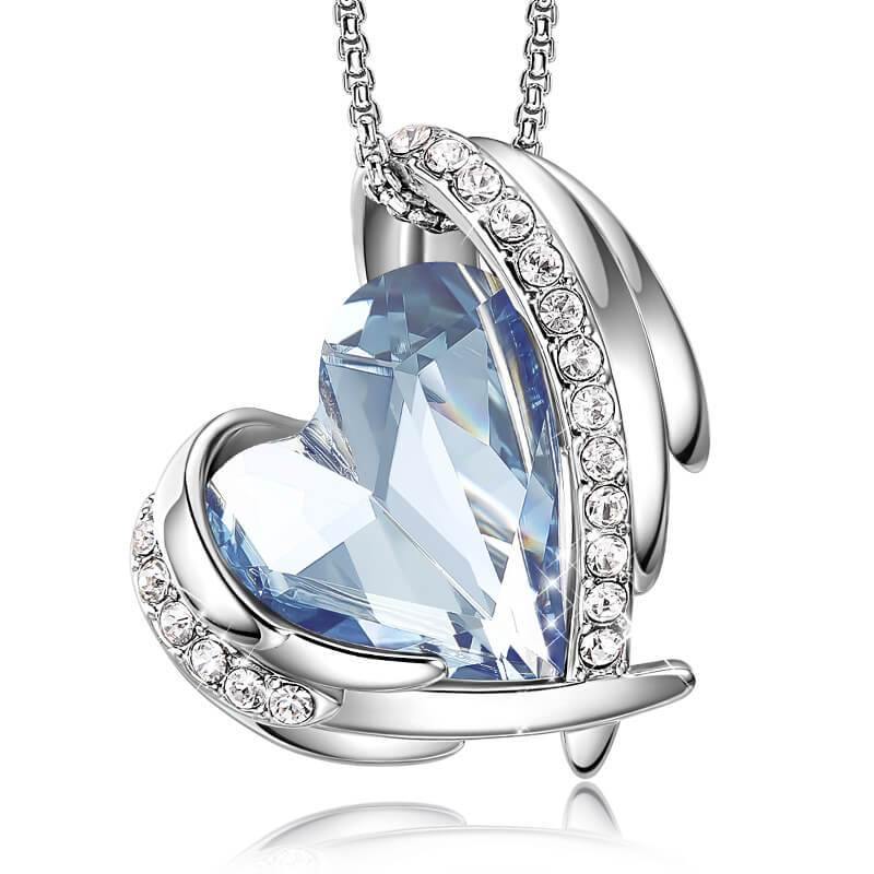 Angel Swarovski Crystal Necklace - ReadYourHeart