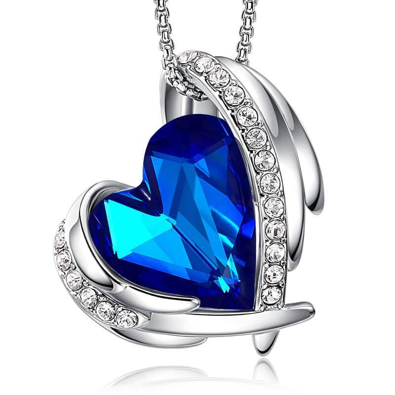 Angel Swarovski Crystal Necklace - ReadYourHeart,RNX-10024