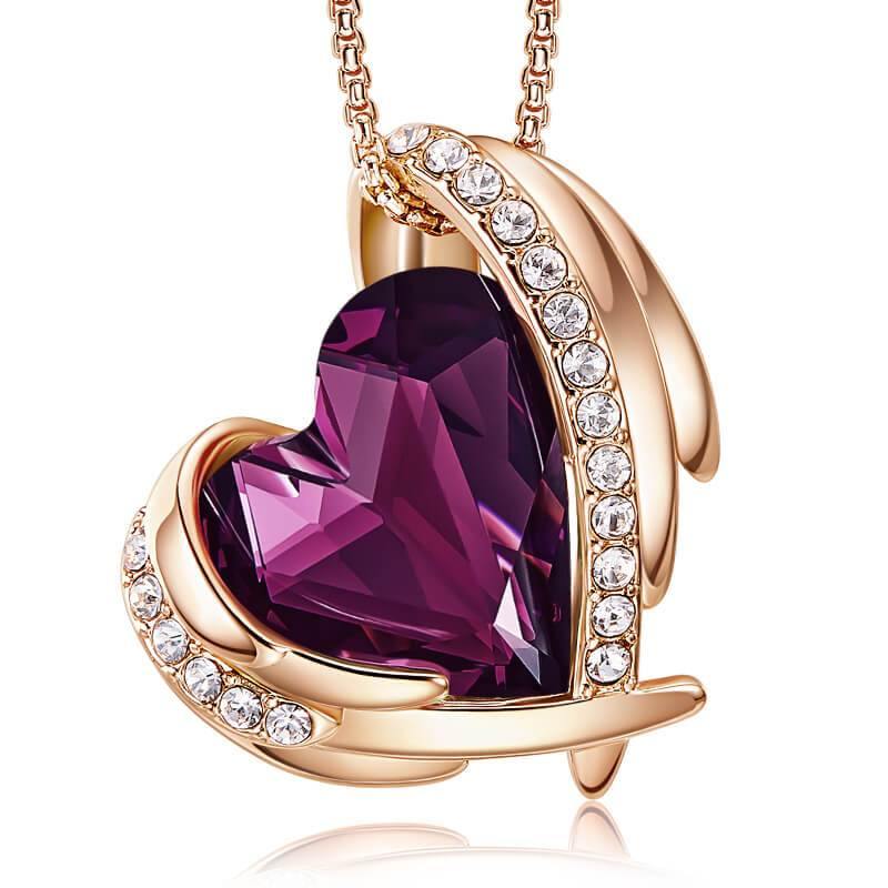 Angel Swarovski Crystal Necklace - ReadYourHeart