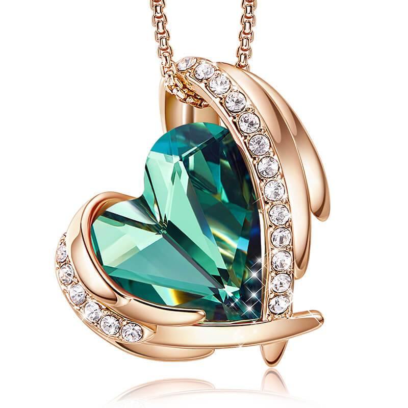 Angel Swarovski Crystal Necklace - ReadYourHeart,RNX-10024
