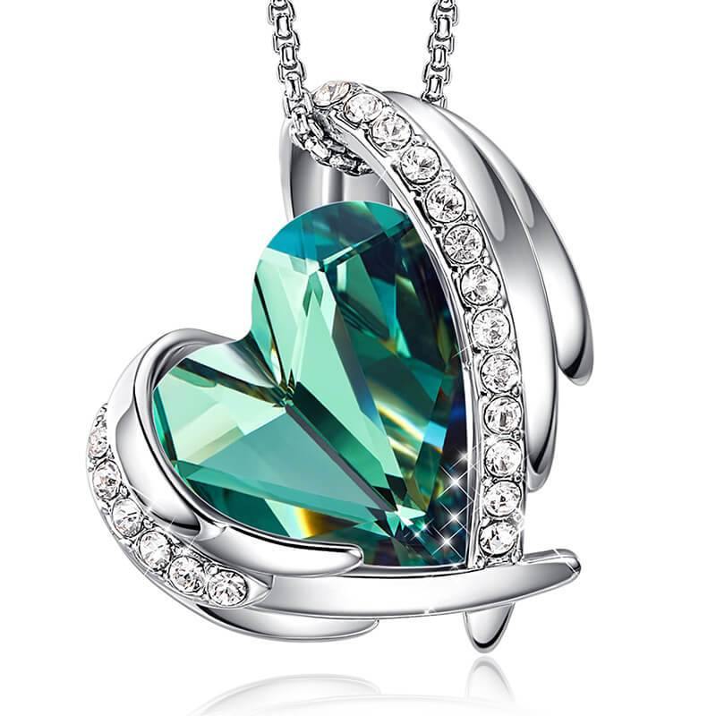 Angel Swarovski Crystal Necklace - ReadYourHeart,RNX-10024