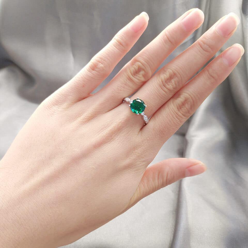 Birthstone Four Paws Sterling Silver Ring - ReadYourHeart,RRX-10055
