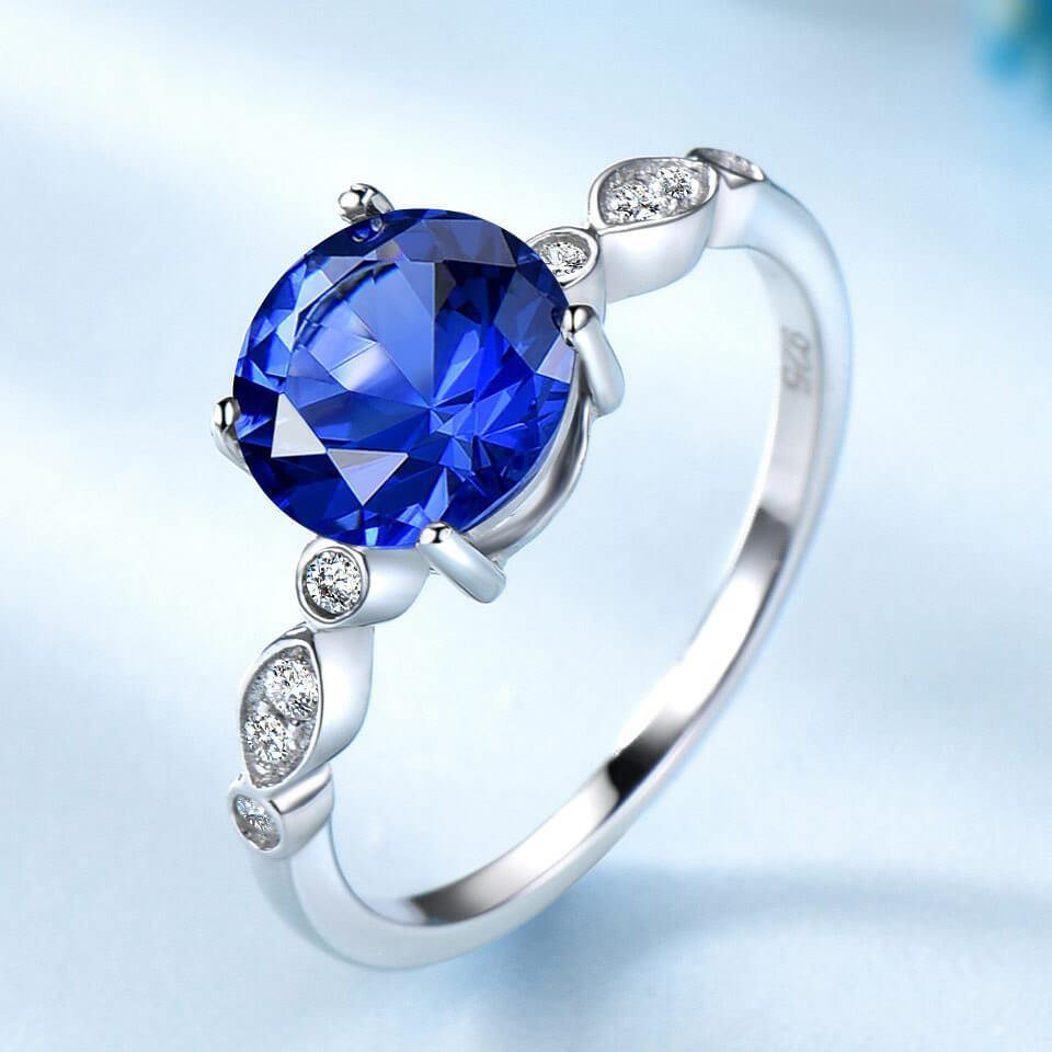 Birthstone Four Paws Sterling Silver Ring - ReadYourHeart,RRX-10055