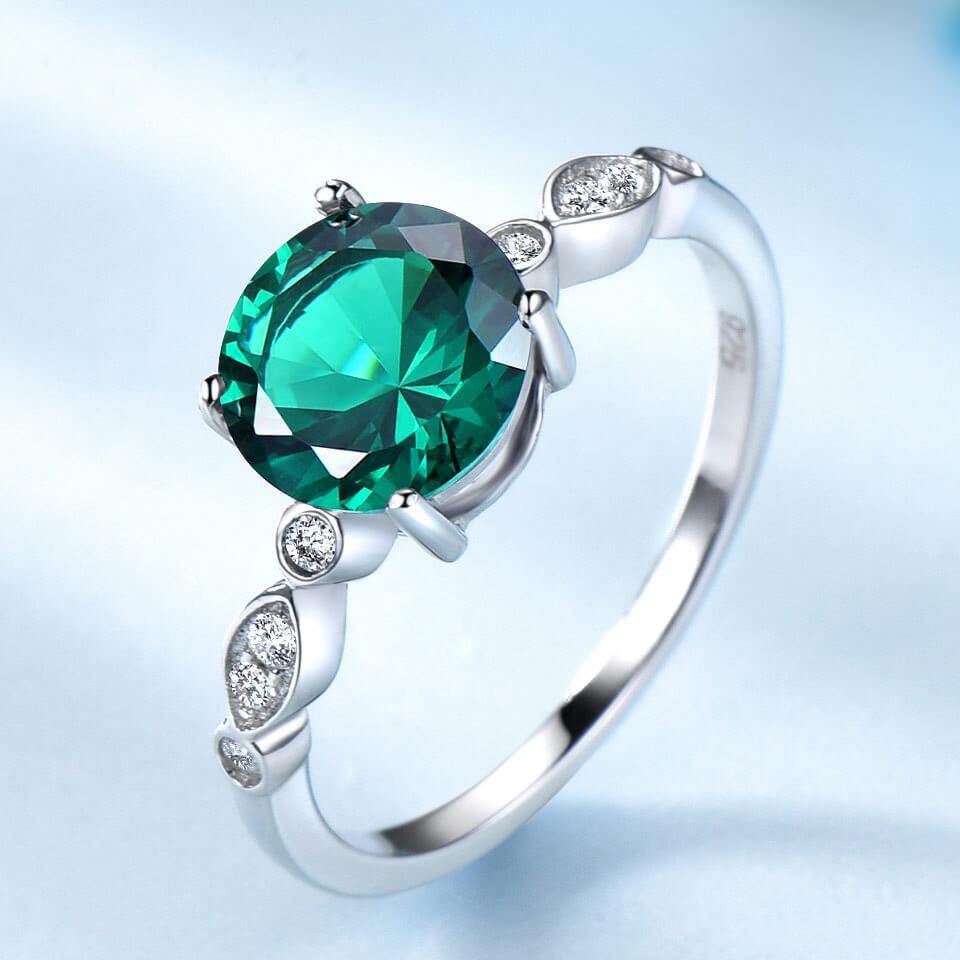 Birthstone Four Paws Sterling Silver Ring - ReadYourHeart,RRX-10055