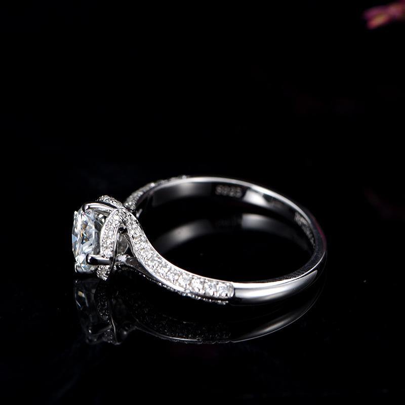 D color moissanite 18K gold luxury flower bud wedding band Ring - ReadYourHeart,RRL-FA1C234-1,RRL-FA1C234-15,RRL-FA1C234-2,RRL-FA1C234-3