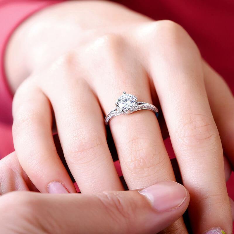 D color moissanite 18K gold luxury flower bud wedding band Ring - ReadYourHeart,RRL-FA1C234-1,RRL-FA1C234-15,RRL-FA1C234-2,RRL-FA1C234-3