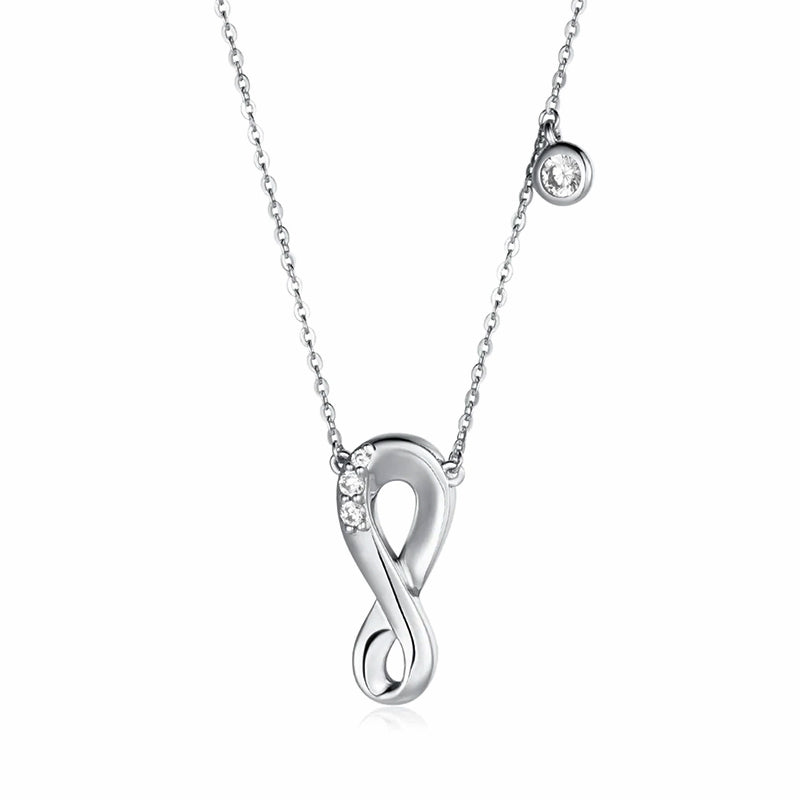 Infinite Love Moissanite Pendant Necklace - ReadYourHeart