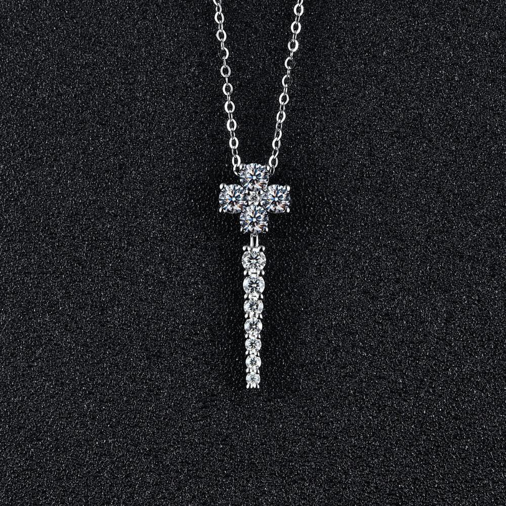 Moissanite Series Luxury Sterling Silver Necklace - ReadYourHeart