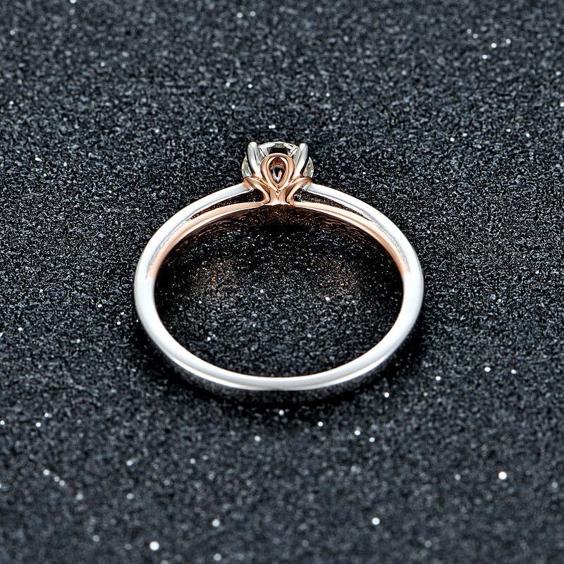 Moissanite Series Luxury Sterling Silver Ring - ReadYourHeart