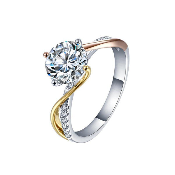 Moissanite Series Luxury Sterling Silver Ring - ReadYourHeart