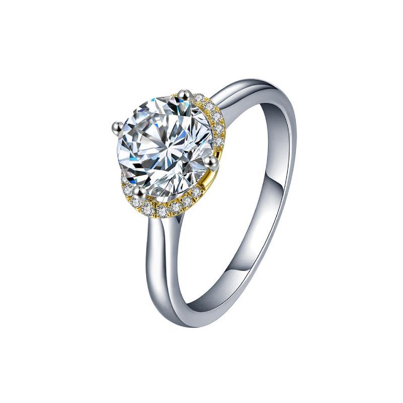 Moissanite Series Luxury Sterling Silver Ring - ReadYourHeart