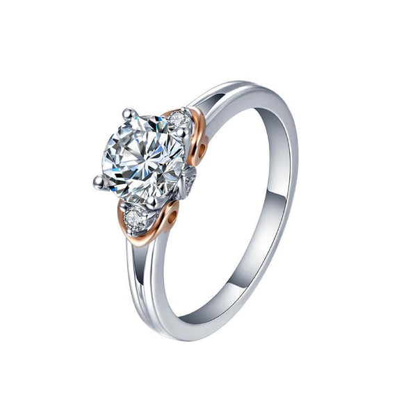 Moissanite Series Luxury Sterling Silver Ring - ReadYourHeart