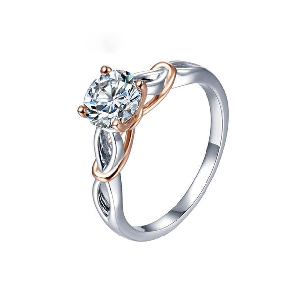 Moissanite Series Luxury Sterling Silver Ring - ReadYourHeart